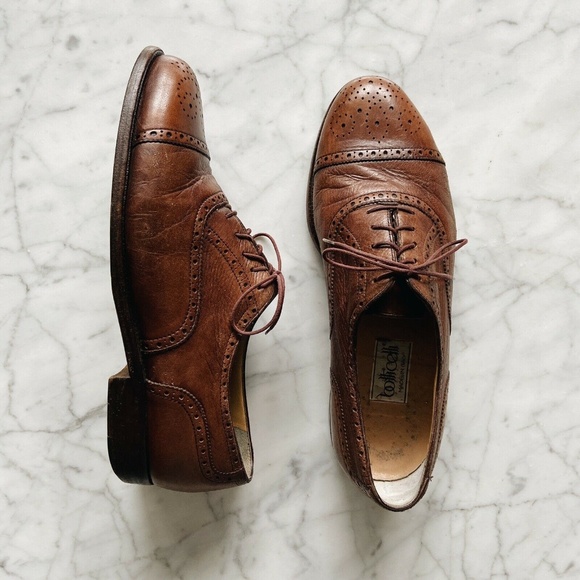 Roberto Botticelli Other - Botticelli Men's Brown Genuine Leather Oxfords 7.5